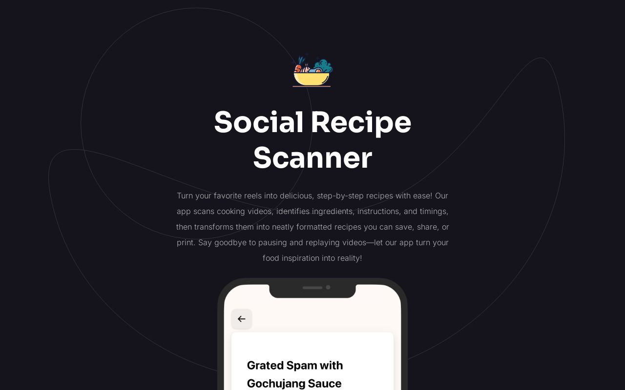 Recipe Scan Recipe Scanner